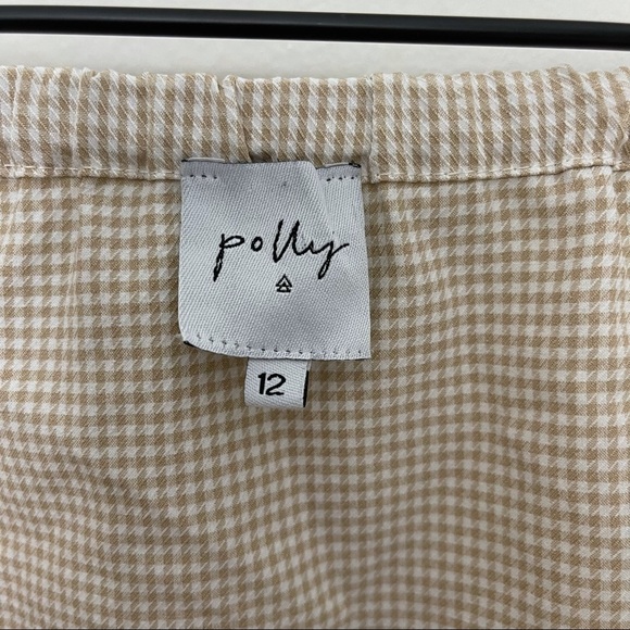 PRINCESS POLLY- Tie Front Crop Top Ballon Sleeve - Picture 5 of 7